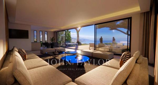 ROQUEBRUNE CAP MARTIN - VILLA 5 CHAMBRES VUE MER - PISCINE - GARAGE