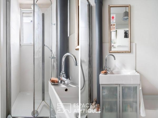 Appartement traversant en étage élevé avec ascenseur et balcon