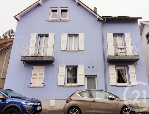 Appartement T2 à vendre  2 pièces - 41,20 m2 SCHILTIGHEIM - 67