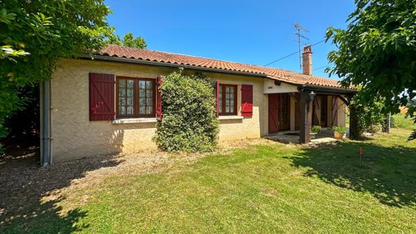 Maison de plain-pied à vendre 5 pièces proche de BERGERAC (24)