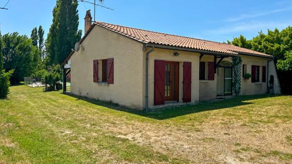 Maison de plain-pied à vendre 5 pièces proche de BERGERAC (24)