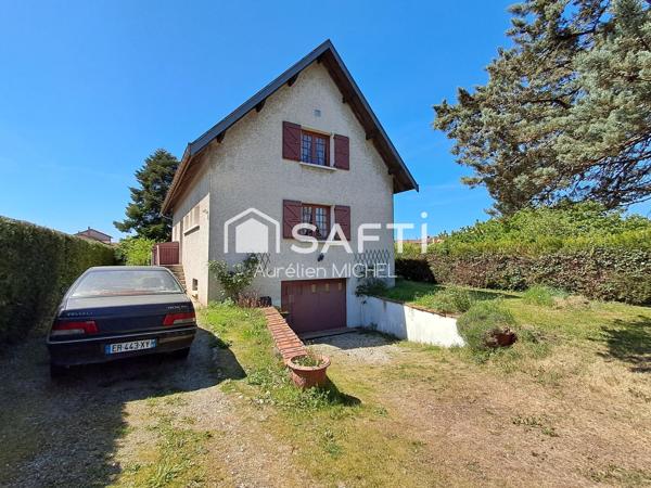 Maison avec sous sol complet en plein cœur de Villieu