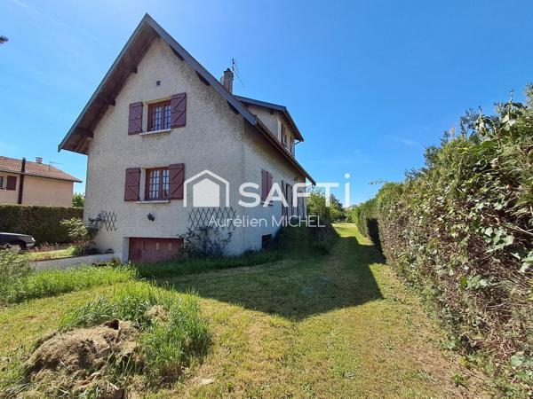 Maison avec sous sol complet en plein cœur de Villieu