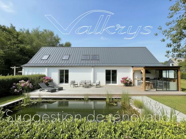 Ensemble immobilier longères à rénover - Brigneau 29350