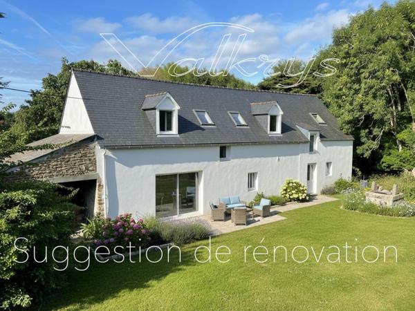 Ensemble immobilier longères à rénover - Brigneau 29350
