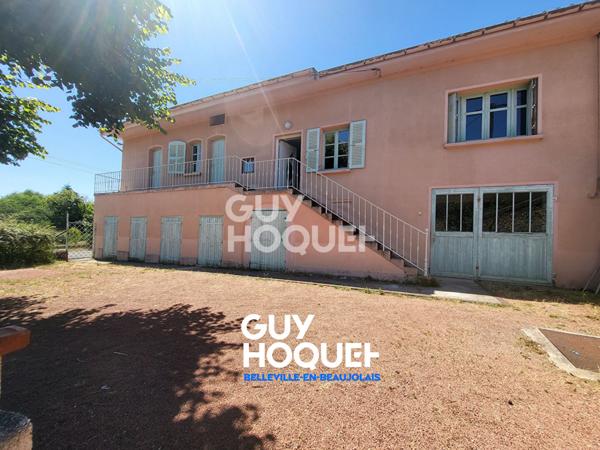 Maison en pierre et pisé -126 m² habitables- 4 chambres Terrain 760 m² à Régnié Durette - Référence 554