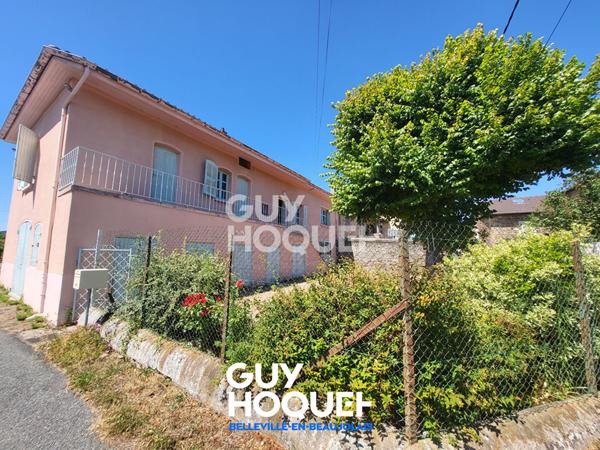 Maison en pierre et pisé -126 m² habitables- 4 chambres Terrain 760 m² à Régnié Durette - Référence 554