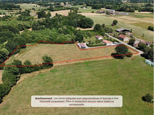 Terrain à vendre à Champsac (87230) - Haute-Vienne