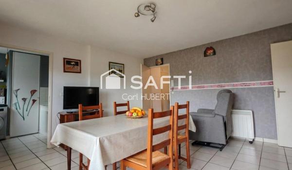 INVESTISSEMENT LOCATIF – T3 VENDU LOUÉ AVEC PARKING ET BALCON