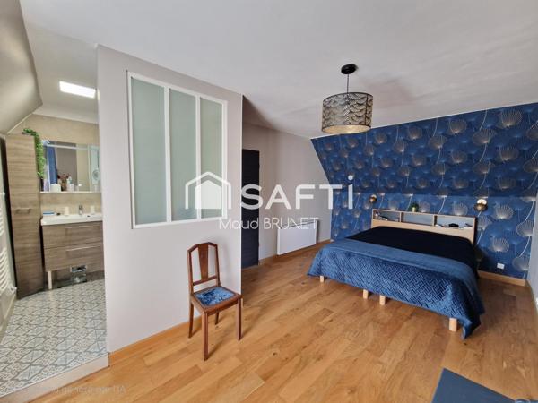 Maison de charme, accès rapide A13