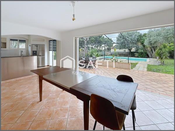 Villa 152m2 sur  un terrain plat de 1000 m2 avec piscine