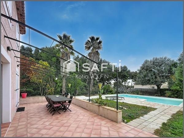 Villa 152m2 sur  un terrain plat de 1000 m2 avec piscine