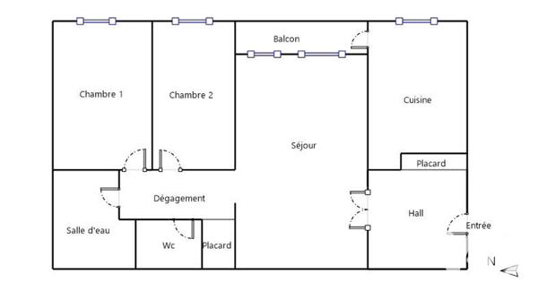 Appartement à vendre 3 pièces 57 m² Lyon 5