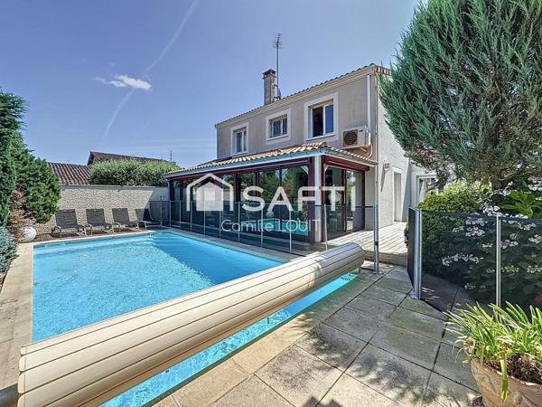 Maison familiale 4 chambres + piscine – Libourne