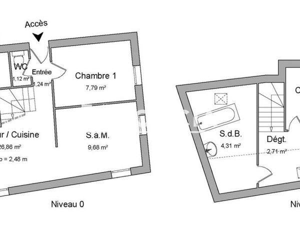 Location Appartement 3 pièces 67.33 m² - 1 RUE PONGERARD Rennes 35000