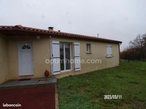 🏡 Maison de plain-pied 105 m² – 3 chambres + bureau – Terrain clos de 700 m² – Roullet-Saint-Estèphe