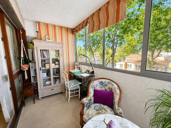 Perpignan centre : appartement 4 pièces dans résidence avec piscine