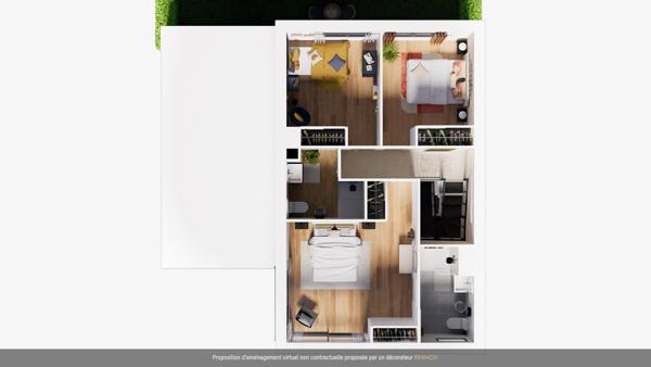 Villa neuve de 4 pièces avec jardin et garage - 108.33m² - LA PALMYRE