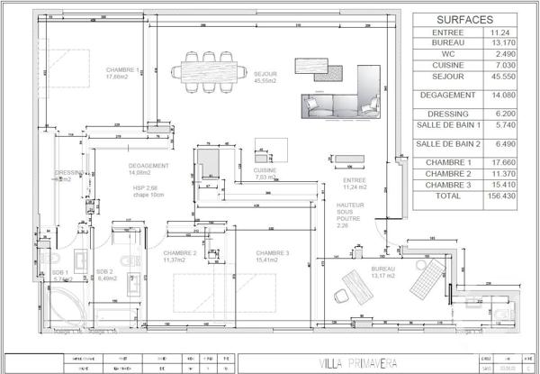 Appartement F5 à vendre  5 pièces - 156 m2 ROQUEBRUNE CAP MARTIN - 06