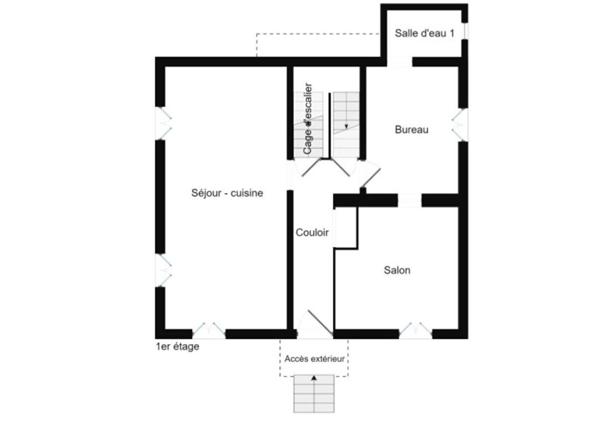 73100-Maison individuelle- proche lac -1075m2 de terrain