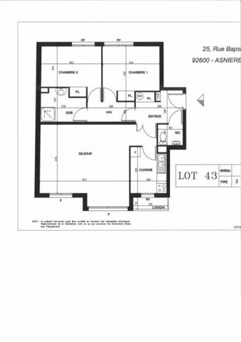 Appartement Asnières sur Seine - 3 pièces - 69.65 m2 , Asnieres sur seine Appartement Asnières sur Seine - 3 pièces - 69.65 m2 , Asnieres sur seine