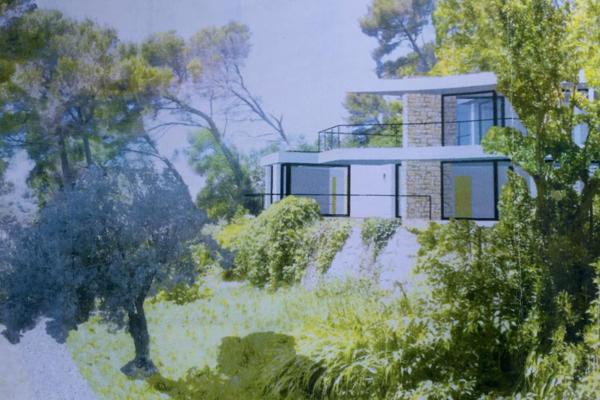 Mougins (06250) Au calme dans un secteur très résidentiel agréable terrain en restanques de 1795m2 pafaitement exposé ...