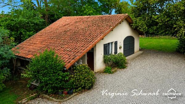 ESTIBEAUX (40), MAISON DE 192 M², 5 CHAMBRES, PISCINE, STUDIO ET DÉPENDANCE SUR 4 400 M²