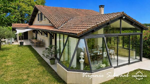 ESTIBEAUX (40), MAISON DE 192 M², 5 CHAMBRES, PISCINE, STUDIO ET DÉPENDANCE SUR 4 400 M²