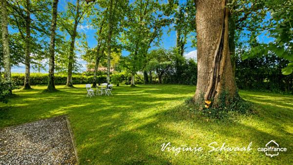 ESTIBEAUX (40), MAISON DE 192 M², 5 CHAMBRES, PISCINE, STUDIO ET DÉPENDANCE SUR 4 400 M²