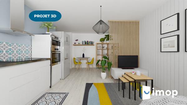 2 pièces place du Salin