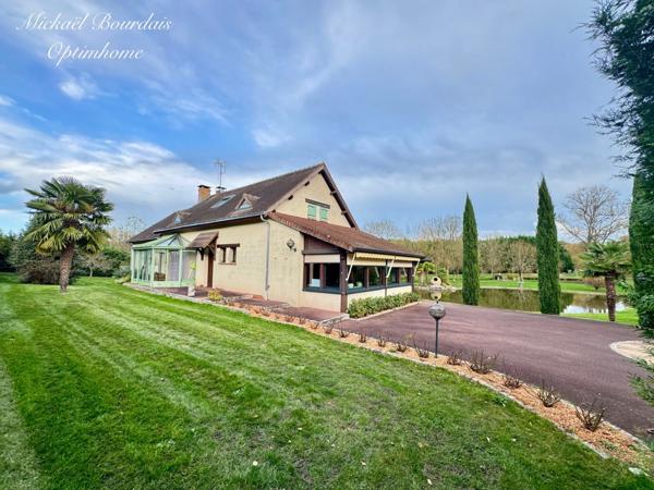 Rare propriété de charme sur presque 2 ha à 10 min de La Flèche
