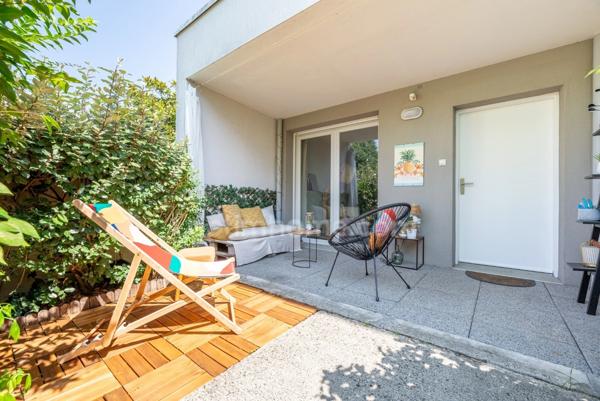 NANTES 44300 - T3 80m² - RECENT - ESPRIT MAISON - DEUX TERRASSES OUEST & EST - ACCÈS INDÉPENDANT - BOX FERME