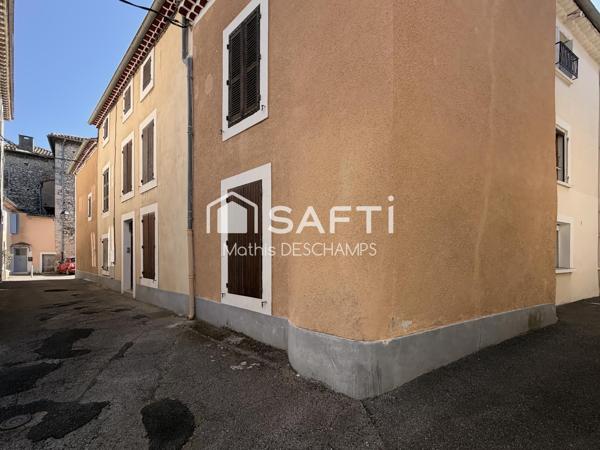 198 m², garage et terrasse en centre-ville