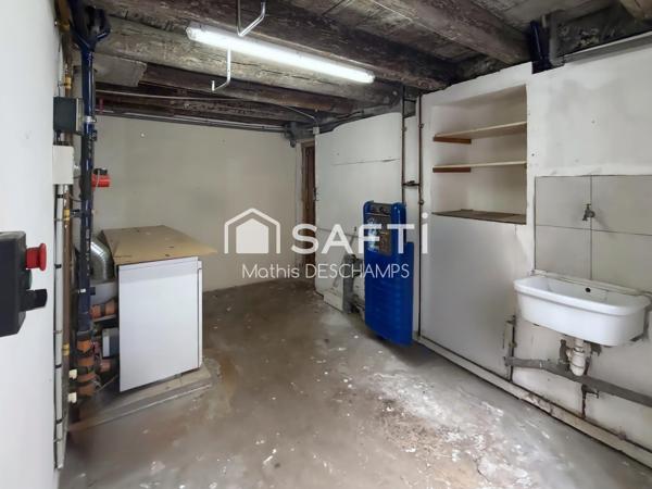 198 m², garage et terrasse en centre-ville