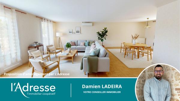 BUXEROLLES - PLAIN-PIED - 125m2 - 4 CHAMBRES - CALME