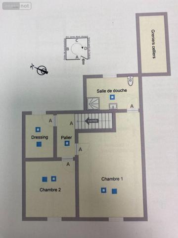 Maison de ville à vendre à Buzançais dans l'Indre (36500), ref : 1047183