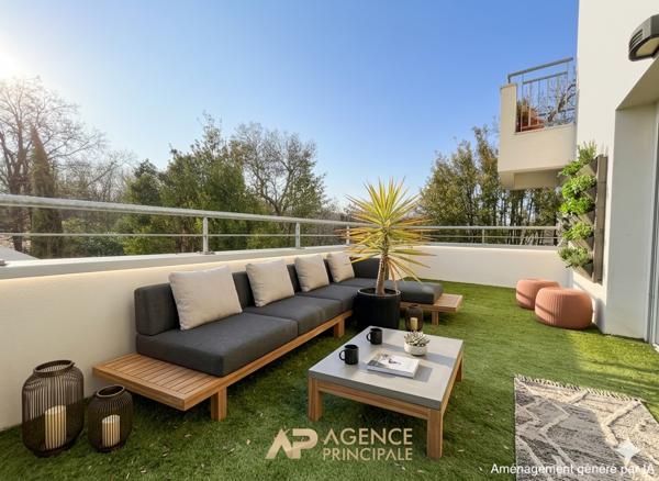 Appartement type 2 - La Rochelle - 43m2 - Terrasse + Parking - Secteur St Eloi €221 550 ** - Référence AM687D1