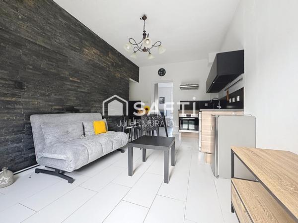 T2 34 m² + buanderie de 20 m² – Vendu meublé