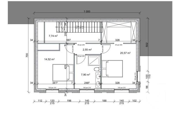 Terrain à vendre  890 m 2   OLETTA  - 202