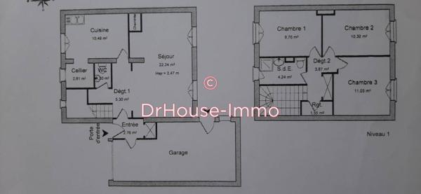 Maison à vendre 4 pièces de 85 m²