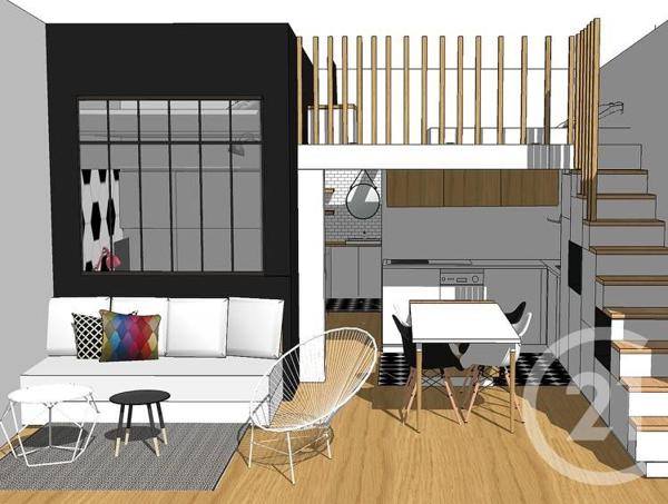 Appartement F2 à vendre  3 pièces - 34,70 m2 ST ANDRE DES EAUX - 44