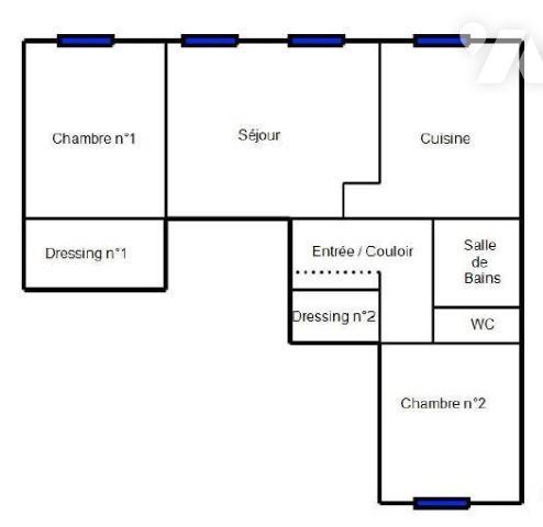 VENTE APPARTEMENT TYPE F3 A ERMONT