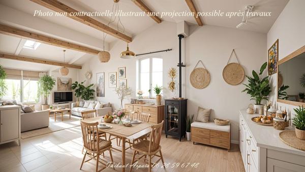 Maison d'artiste avec jardin au coeur du village