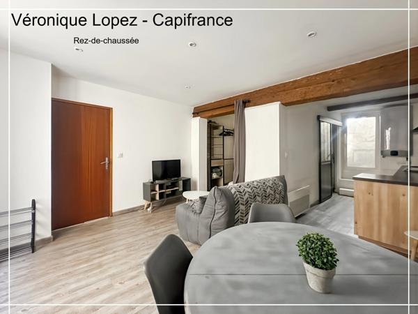 Agen centre, proche de la Mairie et des Jacobins, petit immeuble de 114 m² sur 3 niveaux composé de 3 appartements