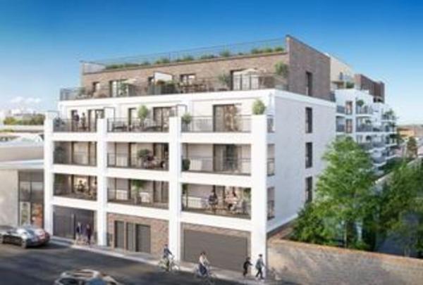 Studio neuf de 39,19 m2 orienté Sud-Est avec terrasse et jardin - Ivry-sur-Seine