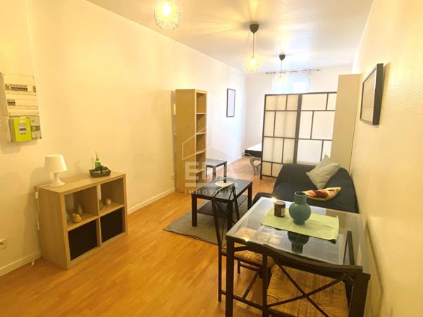 Secteur Laon / Luton appartement type 1 vendu meublé et loué