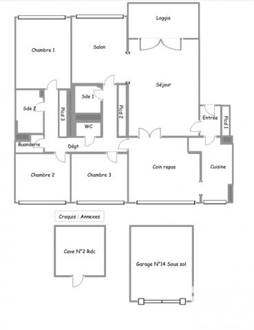 Appartement à vendre 6 pièces 119 m² Vaux-le-Pénil