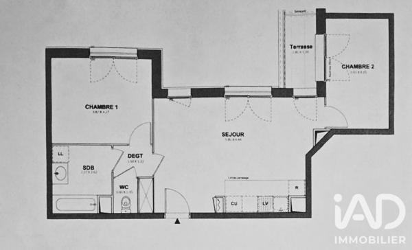 Appartement à vendre 3 pièces 58 m² Saint-Cyr-l'École