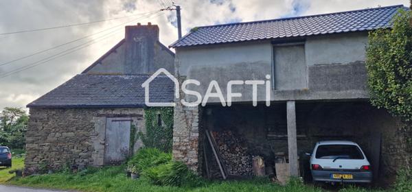 Corps de ferme à rénover sans vis à vis.