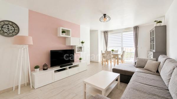 FLEURY MEROGIS (91)APPARTEMENT T3 63 M² AVEC GRAND BALCON ET DEUX STATIONNEMENTS EN SOUS-SOL
